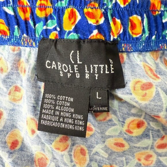 Carole Little Sport Vintage Blouse & Skirt Set Cottage Core Sz Large Skirt - Picture 9 of 13